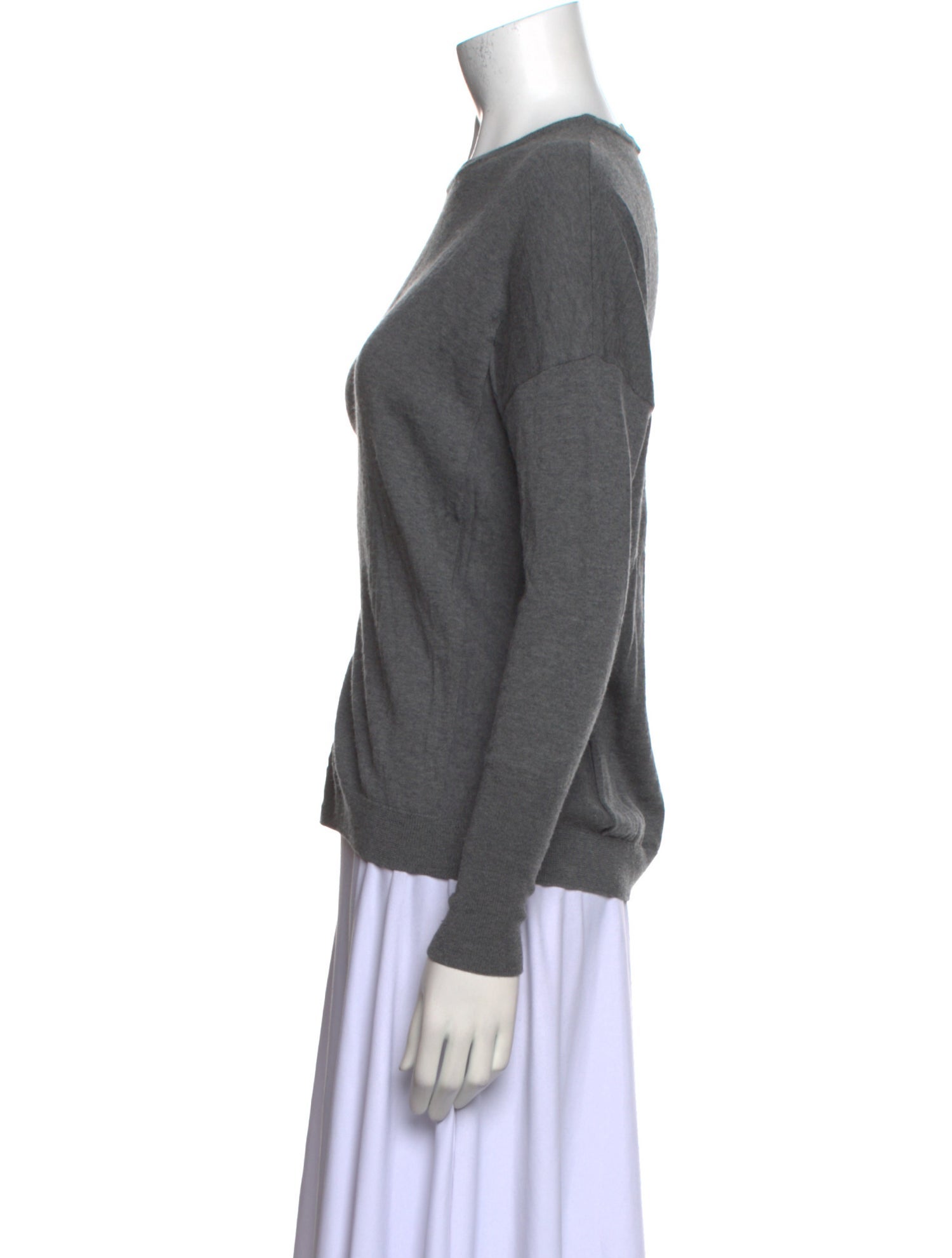 Acne Studios Merino Wool Bateau Neckline Sweatshirt